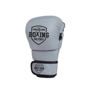Guantes de Entrenamiento de Boxeo MMA de Alta Calidad en Oferta, Cuero PU, Cierre de Media Palma, Unisex, Personalización de Logotipo - Product Image 4