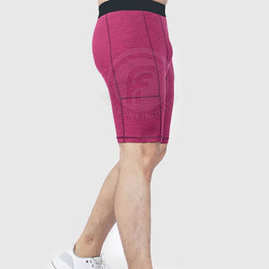 High Quality Gym Fitness <b>Compression</b> <b>Shorts</b> Elastic Waist Breathable <b>Compression</b> <b>Shorts</b> Casual Solid Pattern Made in Pakistan - Product Image 6