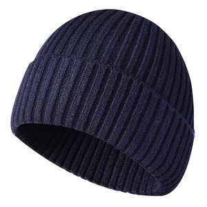 Gorro de Punto Grueso Unisex para Clima Frío, Gorro de Punto Acanalado, Gorro Elástico y Cálido, Gorro de Punto Liso, Gorro de Invierno, OEM/ODM - Product Image 4