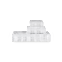 Ensemble de serviettes gaufrées en coton turc 100% à séchage rapide serviettes de bain douces et absorbantes idéales pour la maison Spa hôtel main visage et cheveux Us