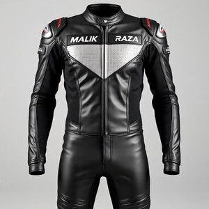 Combinaison de motards en cuir de vachette véritable 2 pièces Protection CE Design personnalisé-Fabricant de gros - Product Image 1