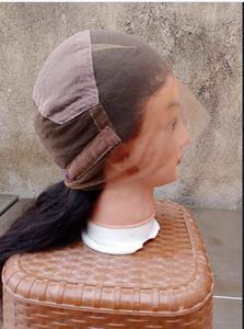 วิกผมแท้แบบอินเดียคู่สุดๆมีที่ปิดแบบมีลูกไม้ทั้งเส้นผมสีดำธรรมชาติสำหรับต่อผม - Product Image 5