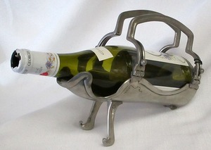 Deer <b>Head</b> Table Top Wine Bottle Rack For Hotel Bar Mirror Polished Bar Rack Wine Holder In <b>Good</b> Finishes At Wholesale Price - Product Image 4