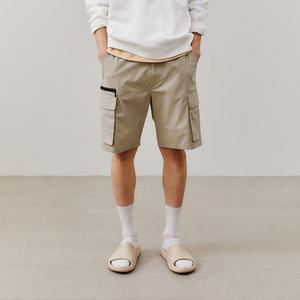 Confort léger hommes Cargo Shorts pantalons de travail courts hommes vêtements de travail décontracté travail court ceinture élastique - Product Image 2