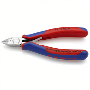 กรรไกรตัดแนวขวางของ Knipex Electronics ใบมีดคาร์ไบด์ หัวตัดขัดเงา ด้ามจับหลายชิ้นส่วน กรรไกรและเครื่องตัด - Product Image 3