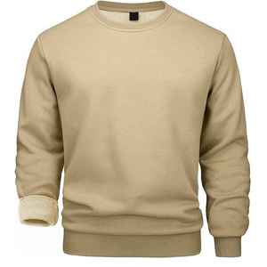 Streetwear décontracté hommes sweat couleur unie pull surdimensionné poids lourd sweat design décontracté vêtements fabricant porter - Product Image 6