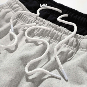 Personnaliser Logo Unisexe 100% Coton Gym Joggers Hommes et Femmes Taille Moyenne Pantalon Large Jambe Pantalon Sportif Street Style - Product Image 4