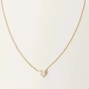 สร้อยคอเพชรที่ปลูกในห้องปฏิบัติการจี้ทองสีขาวสวยจี้ที่ปลูกในห้องปฏิบัติการของขวัญเครื่องประดับที่กำหนดเองสำหรับเธอ - Product Image 1