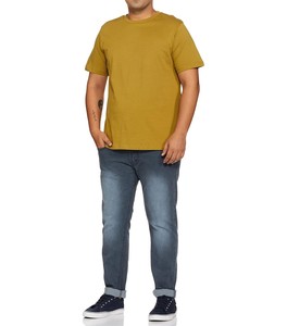 Camiseta de algodón sólido vintage unisex, diseño personalizado con cuello redondo y Media manga, ropa de calle regular para hombre, 100% algodón - Product Image 5