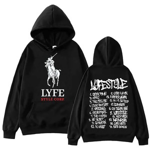 Design Hoodie Lifestyle 2025 Hoodie Todos los colores Personalizar Hip Hop Pullover Tops Sudadera - Product Image 1