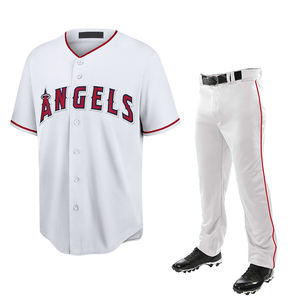 Uniforme de baseball pour adultes le plus vendu, 100% polyester, respirant, séchage rapide, antibactérien, design grande taille, ensembles de couleurs personnalisés - Product Image 1