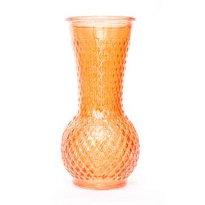 Hogar moderno Hotel Restaurante Decoración Jarrones de cristal ámbar gris verde de base gruesa Jarrones de flores de color opaco transparente Pequeños - Product Image 3