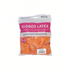 Palloncini in Lattice Decotex 30cm Arancioni per Decorazioni Festa - Product Image 2