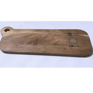 Tabla de cortar de madera y mármol hecha a mano de diseño único con herramientas de cocina tabla de cortar de queso de frutas verduras personalizada - Product Image 2
