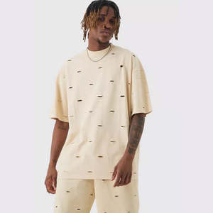 Nouveau style fabriqué en usine t-shirt à manches courtes et short couleur contrastée séchage rapide nouveau style t-shirt et short ensemble - Product Image 6