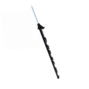 Postes de valla escalonados negros de 48 "para vallas eléctricas-Modelo - Product Image 4