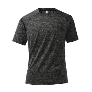 Camiseta Deportiva Sólida para Hombre ODM, para Gimnasio, Entrenamiento, Secado Rápido, Transpirable, Ropa Deportiva Activa, 190 Gramos, Ecológica, Antipilling, Venta al Por Mayor - Product Image 1