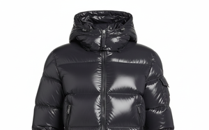 <b>Grey</b> Custom Woolen Solid Lightweight Hooded Casual Men's Puffer <b>Jacket</b> Winter Warm <b>Waterproof</b> Windproof Breathable Zipper - Product Image 3