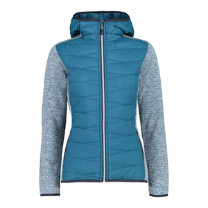 แจ็กเก็ตปักเป้าผ้าลูกฟูกสำหรับผู้หญิง-แจ็กเก็ตน้ำหนักเบาและอบอุ่นพร้อมซิปปิดเหมาะสำหรับเป็นชั้นๆ - Product Image 5