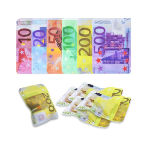 Billets de banque en or en gros, devises personnalisées, dollar américain, euro, billet de banque en feuille d'or pur, impression couleur, support OEM, décoration intérieure moderne - Product Image 1