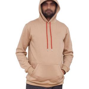 Sudadera con Capucha para Hombre, Color Marrón, con Cordón Ajustable, Corte Holgado y Estampado Informal, Estilo Único y Cómodo, Ropa Urbana 2026 - Product Image 3