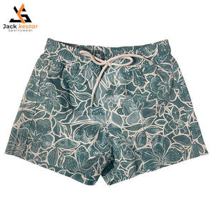 กางเกงขาสั้นชายหาดลำลองผู้ชาย ดีไซน์ใหม่ล่าสุด พิมพ์ลายตามสั่ง สวมใส่สบาย กันน้ำ แห้งเร็ว ความยาวสั้น - Product Image 1