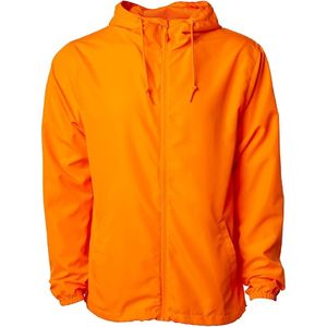 Veste de pluie extérieure en nylon pour hommes, imperméable, fermeture à glissière et logo avant enduit pour la saison printanière - Product Image 1