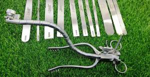 Nueva fuente de alimentación Manual de acero inoxidable de alta calidad Posterior Fossa Retractor espátula base instrumentos quirúrgicos Wenquar - Product Image 6