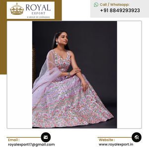 Odern esesign uuxury ththnic nndian & akiakistani lolothing tytylish eaveavatin ililk ehehenga Holi con Thread ork - Product Image 6