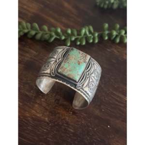 Randy Boyd Royston Fashion <b>Cuff</b> <b>Bracelet</b> with Turquoise & Sterling <b>Silver</b> Elegant & Stylish Accessory - Product Image 3