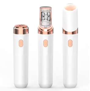 Épilateur <span class=keywords><strong>facial</strong></span> indolore rechargeable par USB pour les femmes rasage rapide et doux avec dispositif d'épilation électrique domestique ABS - Product Image 4