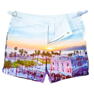 Marque privée OEM de luxe personnalisé Boardshorts Logo Board Shorts Fishing Street Surf Shorts Recycle Men Swim Shorts - Product Image 5