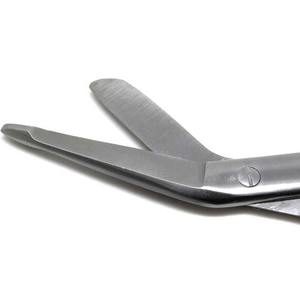 Ciseaux en acier inoxydable léger personnalisés OEM Ciseaux à pansement réutilisables de dernière conception Source d'alimentation manuelle Instruments chirurgicaux - Product Image 2