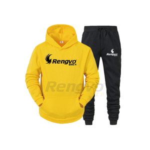 <b>Men's</b> Plus Size Breathable Lightweight Streetwear Outfits-Solid <b>Pullovers</b> <b>Jackets</b> Sweatpants Hooded Sweatshirts Fleece - Product Image 2