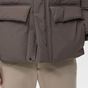 Chaqueta Bomber con Cierre de Botones para Hombre, Acolchada, Impermeable, de Alta Calidad, con Logotipo Personalizado, Precio al por Mayor, Ropa Casual de Moda - Product Image 2