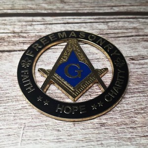 เข็มกลัดสัญลักษณ์รถอัตโนมัติ Mason สีดำฟรีและได้รับการยอมรับ2025เครื่องราชกกุธภัณฑ์ตามสั่งยี่ห้อ Masons - Product Image 2