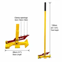 Outil de déracinement robuste JH-Mech : Extracteur de racines, déracineur de souches et outil de déracinement de buissons/arbustes