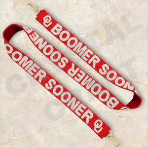 Crue Fan Customized White Gold Seed Bead Bag Straps 'Hook Em Horns' Fashionable <b>Accessory</b> Beaded <b>Purse</b> Strap - Product Image 4