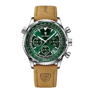 Reloj de Acero Inoxidable para Hombre POEDAGAR, Estilo Lujoso, Movimiento de Cuarzo - Product Image 1