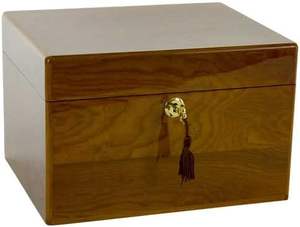 Devotion Oak Memorial Chest Urna de cremación para cenizas por Howard Miller Madera Urna conmemorativa de madera Urna de cremación de tamaño para adultos - Product Image 3