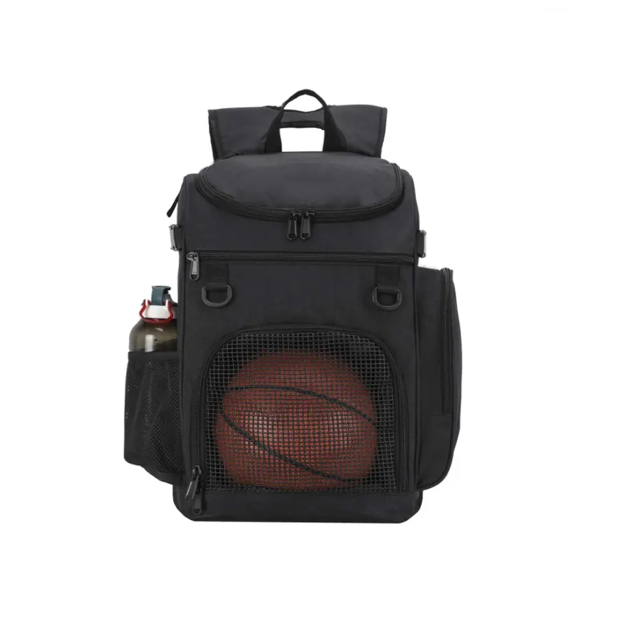 Mochila de viagem para academia, mochila esportiva casual à prova d'água para treinamento de academia, basquete e futebol