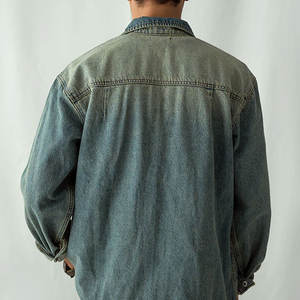 Chemise en jean à bas prix style différent pour hommes matériau Druable chemise en jean pour hommes écologique chemise en jean pour hommes à la mode fabriquée en usine - Product Image 5