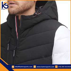 OEM Design Customized Color Slim Fit Hooded Puffer <b>Jacket</b> Plain Multi Color New Design for <b>Men</b> Winter - Product Image 4