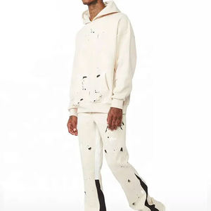 Ensemble pantalons de survêtement et sweat à capuche personnalisés de haute qualité survêtements sweats à capuche respirants ensembles de survêtements pour hommes vente en gros OEM - Product Image 3