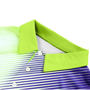 เสื้อโปโลเล่นกอล์ฟแขนสั้นสำหรับผู้ชายเสื้อโปโลผ้าโพลีเอสเตอร์แห้งเร็วระบายอากาศได้ดีดีไซน์ซับลิเมชันขนาดใหญ่พิเศษ - Product Image 4