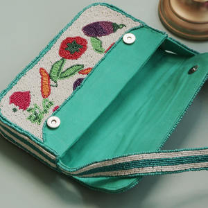 Bolso de Mano Personalizado Hecho a Mano, Bolso de Mano con Cuentas, Bolso Bandolera con Diseño de Aves - Product Image 4