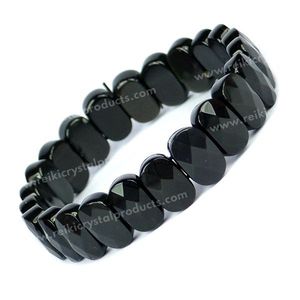 Pulsera de Obsidiana Negra, Piedra Preciosa Natural Curativa para Protección y Conexión a la Tierra - Product Image 5