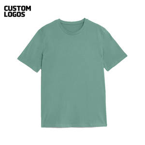 100% algodón Color sólido tinte deportes camiseta en blanco para hombre o mujer camiseta para hombre transpirable - Product Image 6
