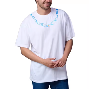 T-shirt pour homme en gros, prix bas, respirant, écologique, blanc, 100% coton, col rond, coupe classique, fabriqué au Pakistan, service OEM - Product Image 3