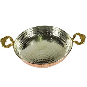 Poêle à frire en cuivre pur de grande taille, Design Simple, sans couvercle, décor de cuisine, poêle de cuisson de poulet à bas prix - Product Image 3